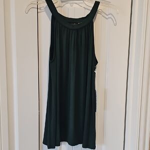 Forest Green Sleeveless Top L